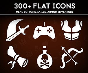 300+ Flat Icons