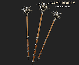 Morning star weapon/game ready