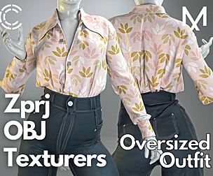 Marvelous Designer + Clo3d : Oversized outfit