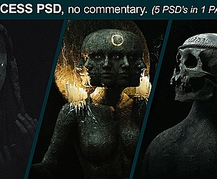 "Black Omen" PostProcess Everydays .PSD files