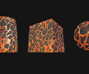 Stylized Lava2 PBR Texture