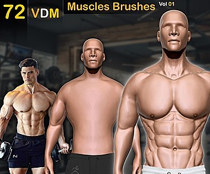 72 VDM Muscles Brushes _Vol 01