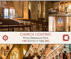 Church Lighting - Photo Reference Pack