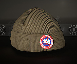 Brown Arctic Disc Toque Beanie
