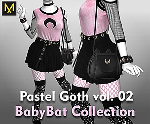 Pastel Goth Outfit vol.02 - BabyBat Collection