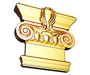 Antique Ionic capital 03