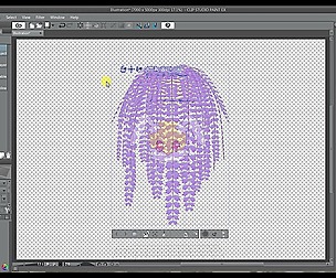 3D Material - CSP - potted plant 05 (purple)