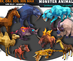Animals Monster Cartoon Collection - Animated
