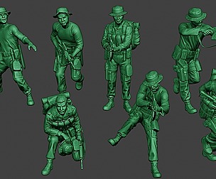 Modern Jungle Soldiers MJS1 Pack 1