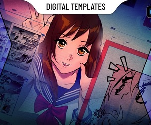 FULL Photoshop Manga Templates Bundle