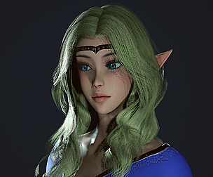 Wizard Girl - Game Ready Character