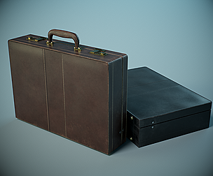 Leather Briefcase PBR