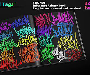 Graffiti Tags - Decals Vol.2