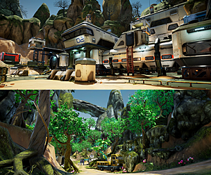 Modular Sci-Fi Military Base