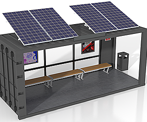 20 Feet Container Bus Stop