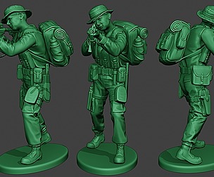 Modern Jungle Soldier Shoot Stand MJS1