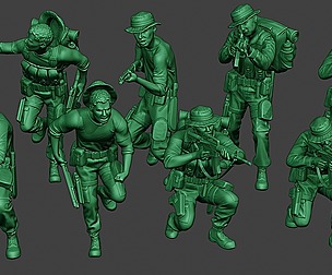 Modern Jungle Soldiers MJS1 Pack 2