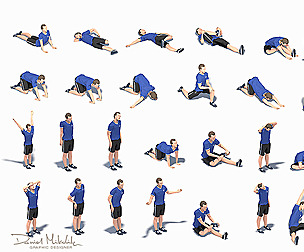32 Stretch Animation 3d model Bundle