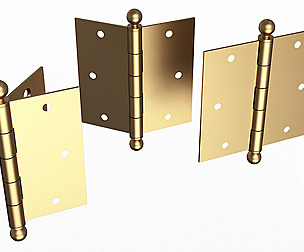 Brass Door Hinge