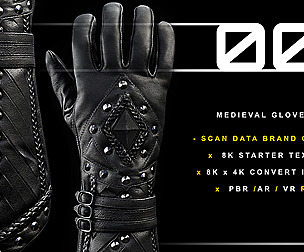 Medieval Gloves 001