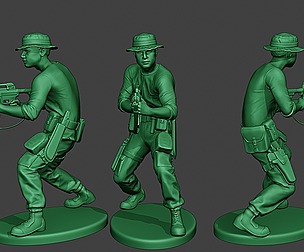 Modern Jungle Soldier Shoot Stand4 MJS1