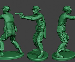 Modern Jungle Soldier Shoot Stand6 MJS1