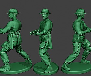 Modern Jungle Soldier Shoot Stand7 MJS1