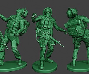 Modern Jungle Soldier Shooted MJS1