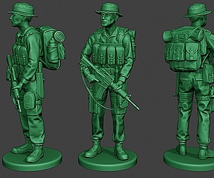 Modern Jungle Soldier Stand MJS1