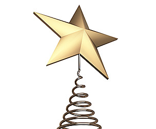 Gold Star Tree Topper