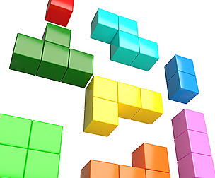 Tetris Bricks Set