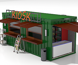 Container Retail Kiosk