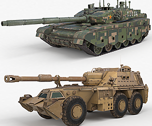 Tank Armoured Collection Vray 008
