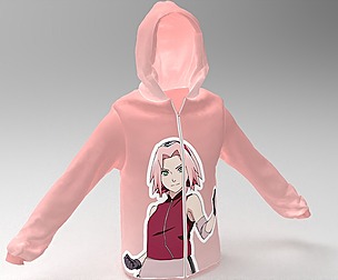3D hoodie (2 Models)
