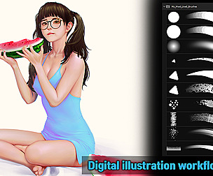 Digital illustration workflow - Vol.2