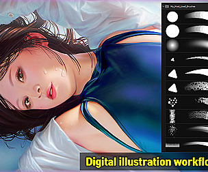 Digital illustration workflow - Vol.5