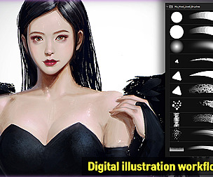 Digital illustration workflow - Vol.7
