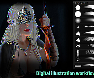 Digital illustration workflow - Vol.10