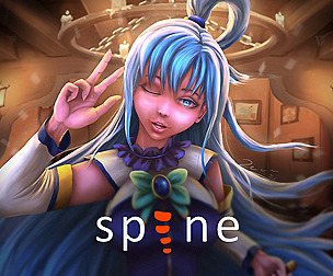 Fanart Aqua: assets SPINE Animation