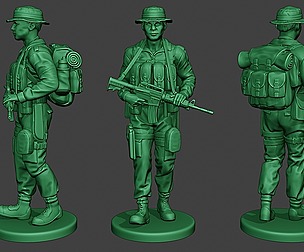 Modern Jungle Soldier Walk MJS1