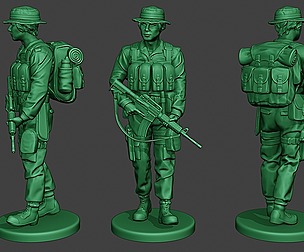 Modern Jungle Soldier Walk2 MJS1