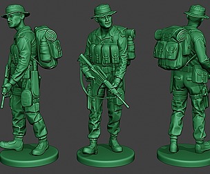 Modern Jungle Soldier Walk3 MJS1