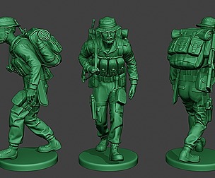 Modern Jungle Soldier Walk4 MJS1