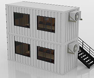 Container Construction Site Cabin 2