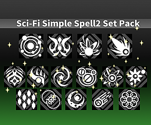 Sci-Fi Simple Spell2 Set Pack