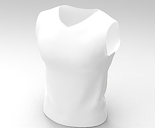 3d shirt sleeveless