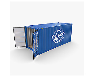20ft Shipping Container Cosco Shipping v1