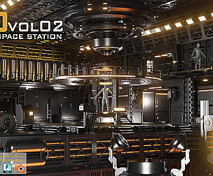 120 SCI-FI SPACE STATION KITBASH VOL 02
