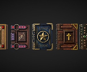 Stylized Books Pack Vol 1