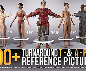 600+ Turnaround T- & A-Pose Reference Pictures